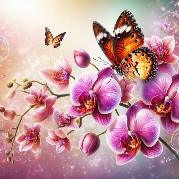 Orchids | Diamond Painting