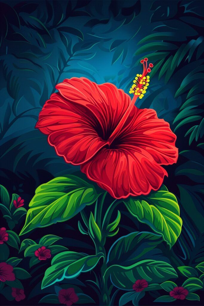 Hibiscus | Diamond Painting
