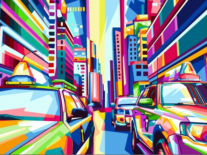 Abstract | Diamond Painting