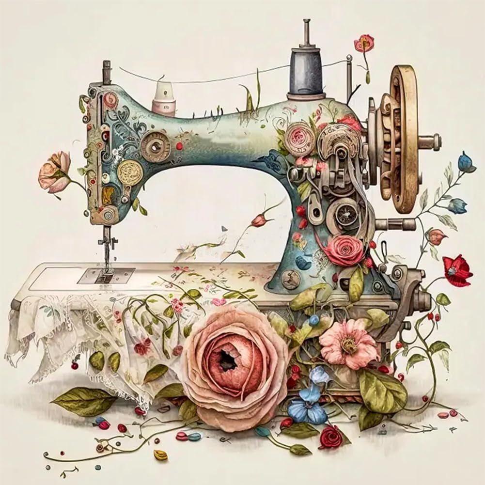 Sewing Machine | Diamond Painting