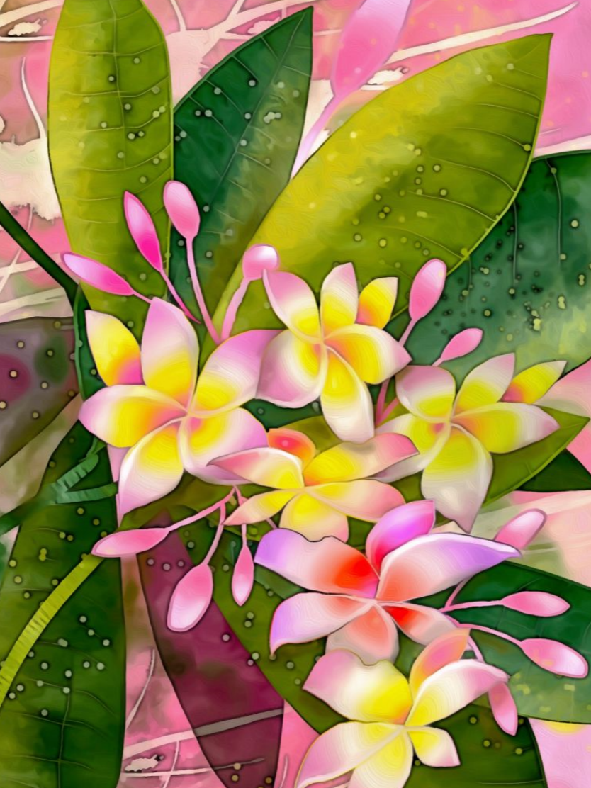 Frangipani | Diamond Painting