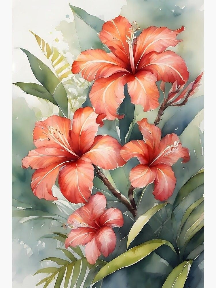 Hibiscus | Diamond Painting