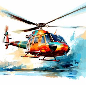 Helicopter | Diamond Painting