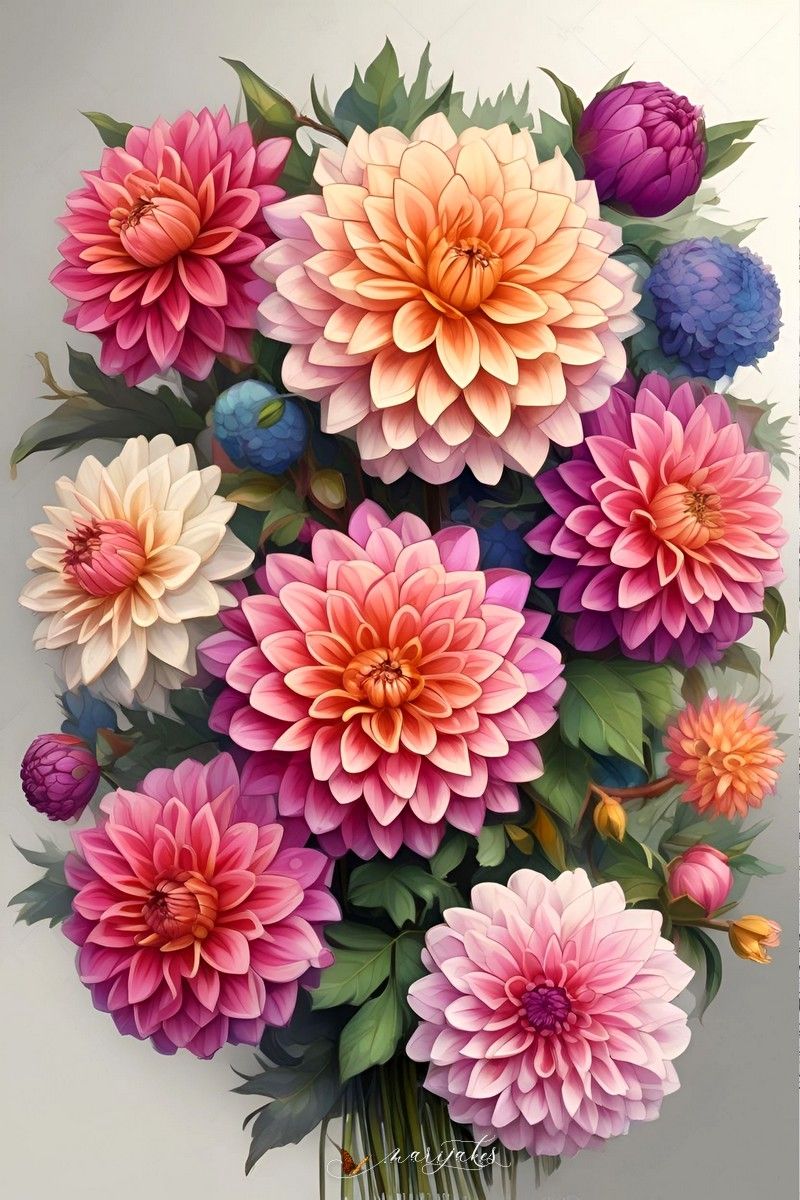 Dahlia | Diamond Painting
