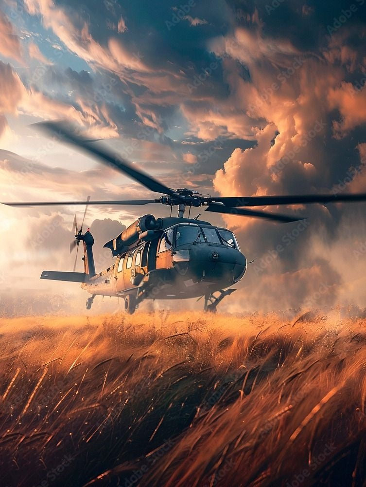 Helicopter | Diamond Painting