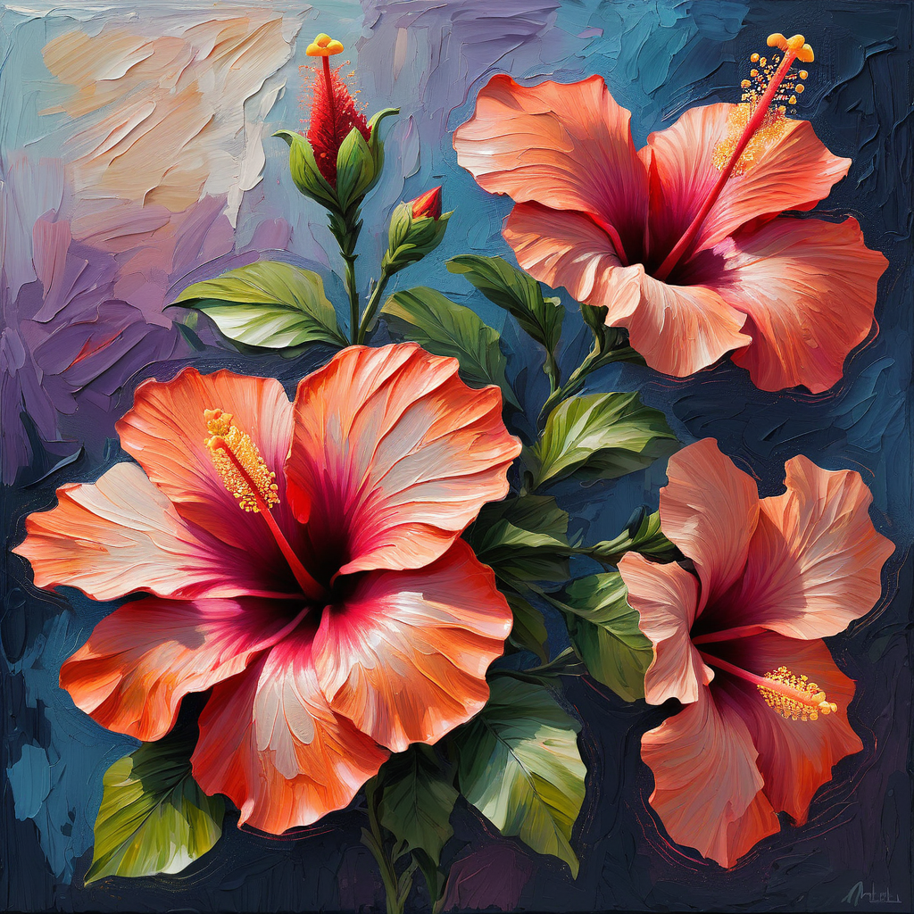 Hibiscus | Diamond Painting