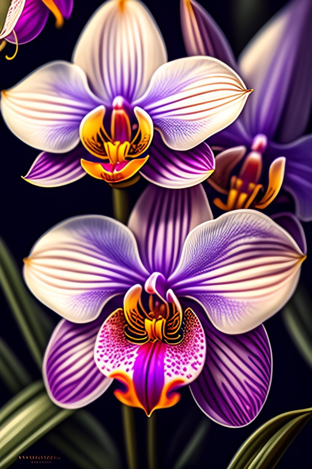 Orchids | Diamond Painting