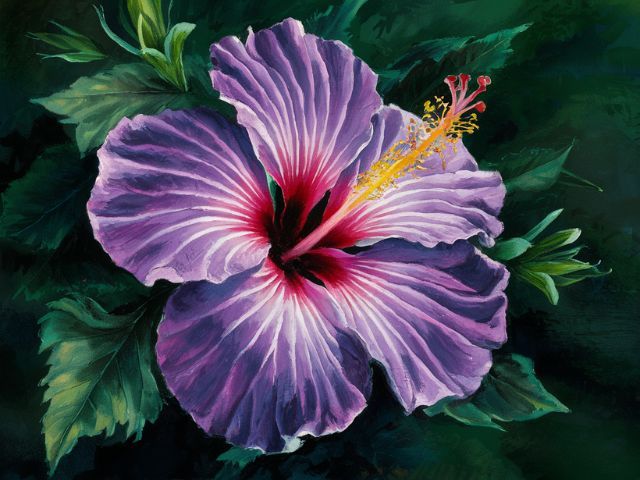 Hibiscus | Diamond Painting