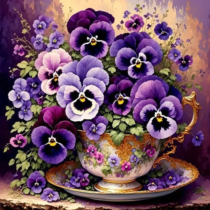 Pansy | Diamond Painting