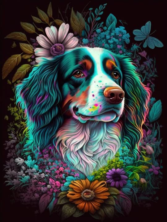 Dog Cavalier King Charles Spaniel | Cross Stitch Embroidery