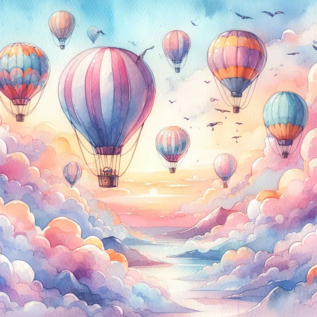Hot Air Balloon | Diamond Painting