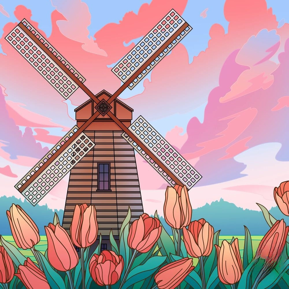 Windmill | Diamond Painting