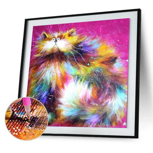 Colorful Cat | Diamond Painting