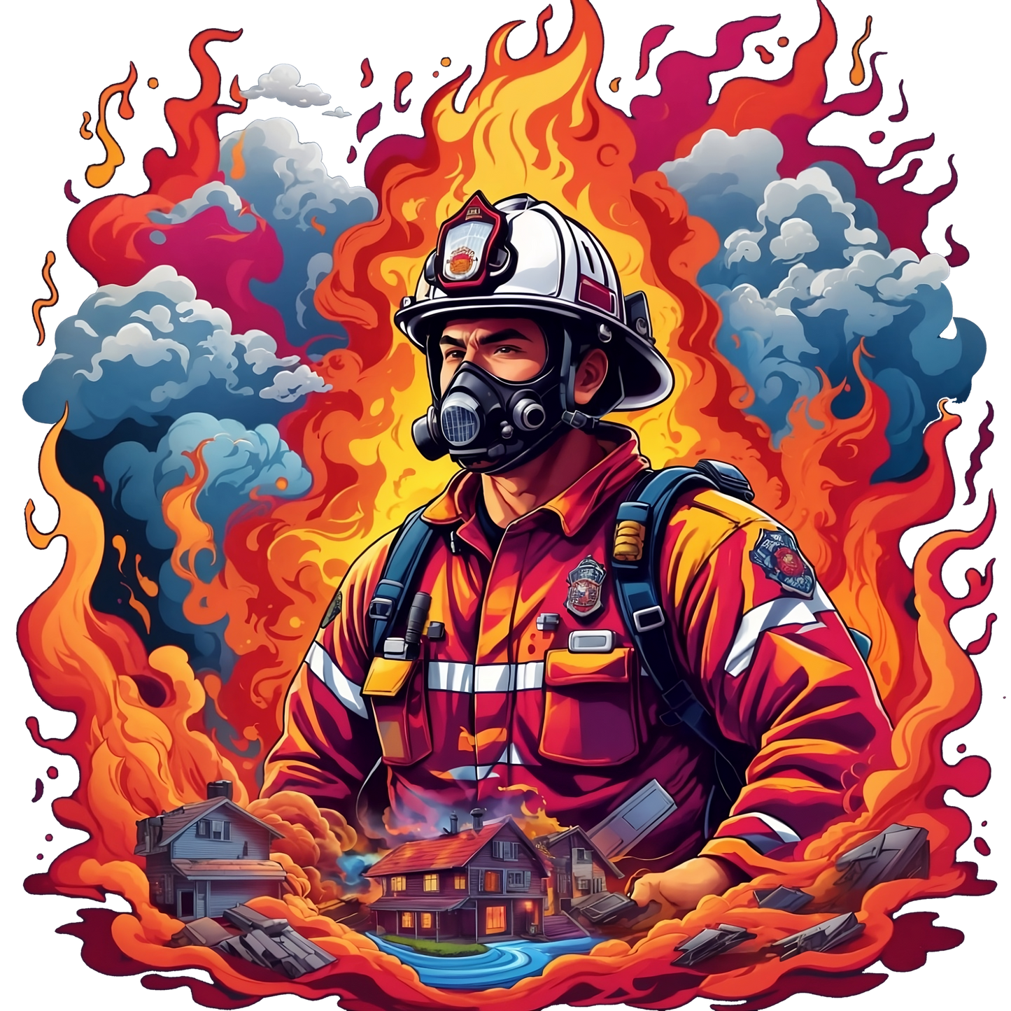 Firefighter | Diamond Painting