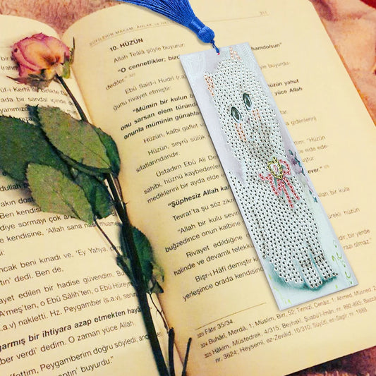 Diy Diamond Painting Leather Bookmark