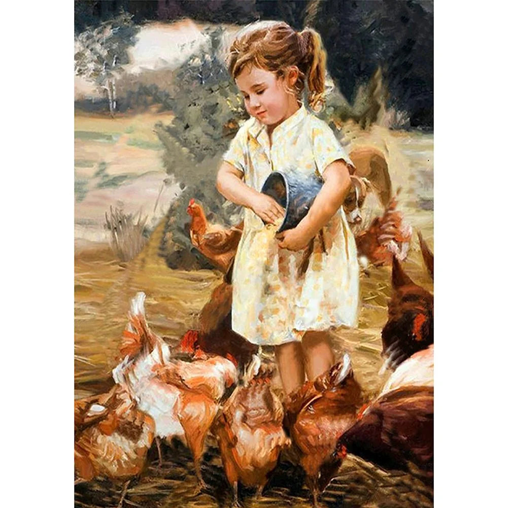 Beautiful Girl | Cross Stitch Embroidery