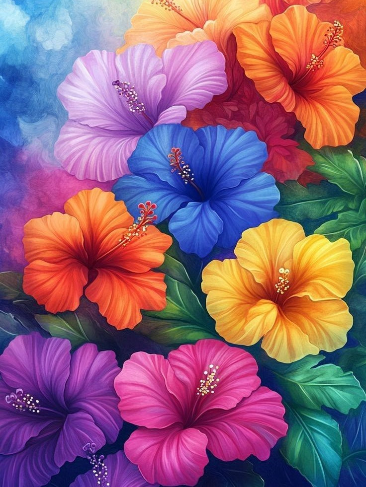 Hibiscus | Diamond Painting