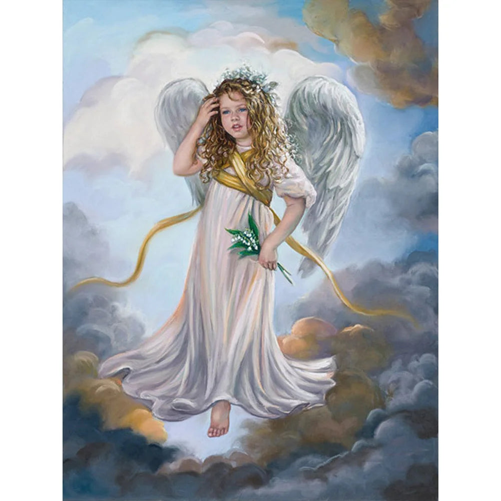 Angel Girl | Cross Stitch Embroidery