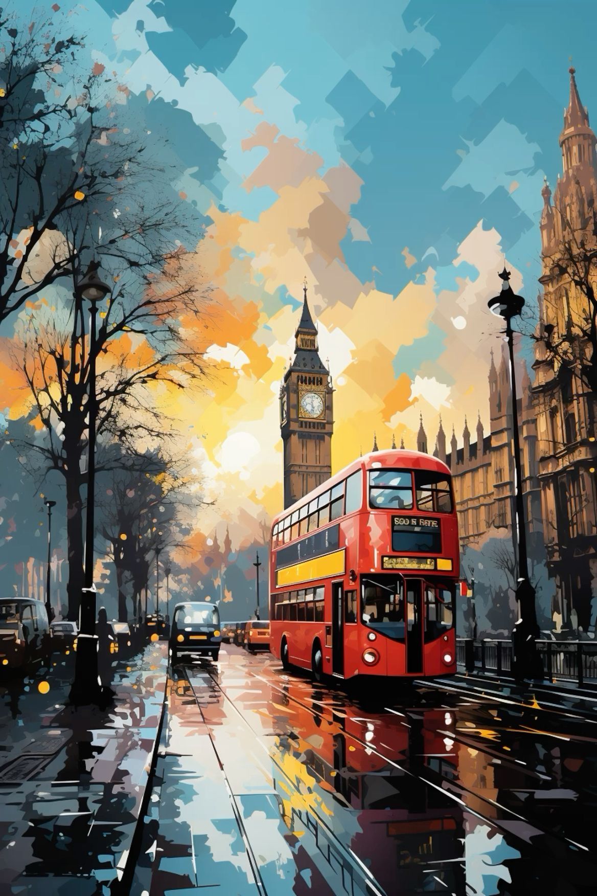 London Bus | Diamond Painting