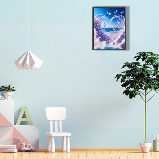 Beach Love Butterfly | Diamond Painting