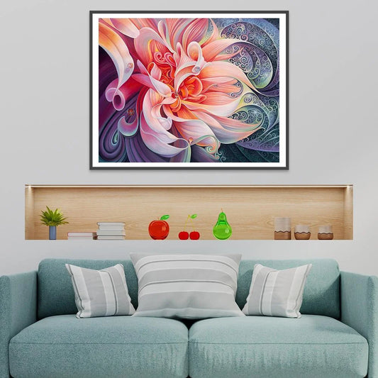 Abstract Flower | Diamond Painting