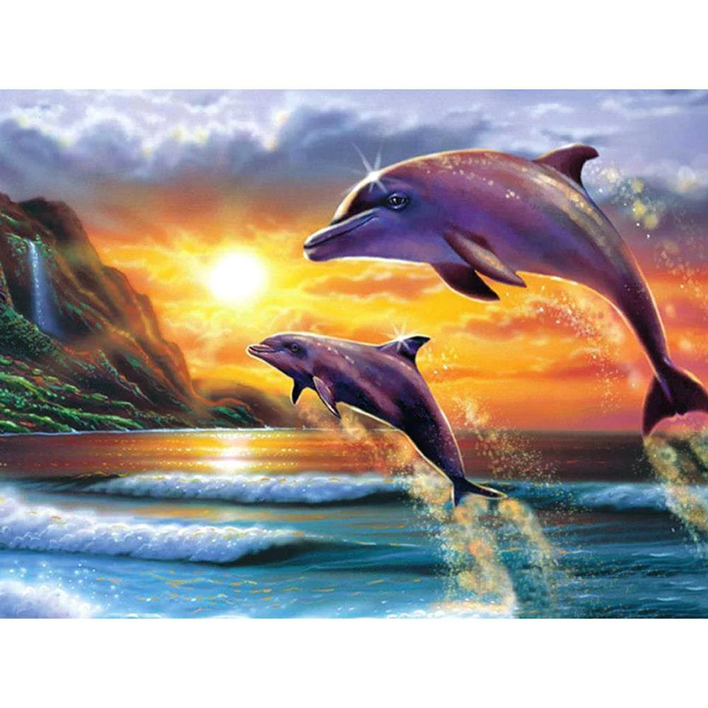 Dolphin | Cross Stitch Embroidery