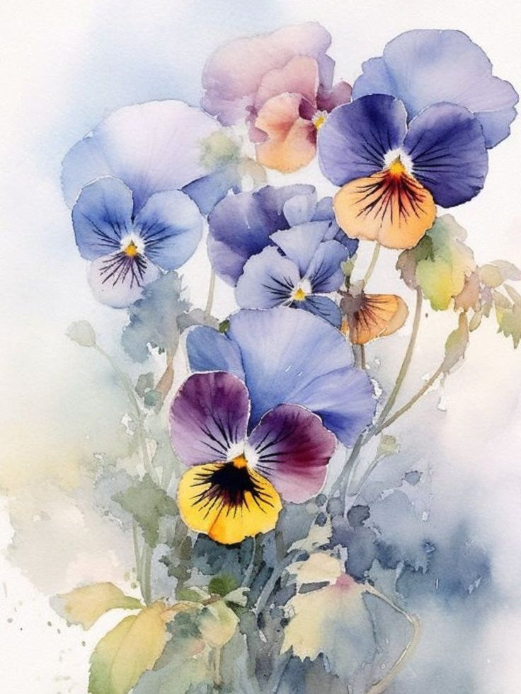 Pansy | Diamond Painting