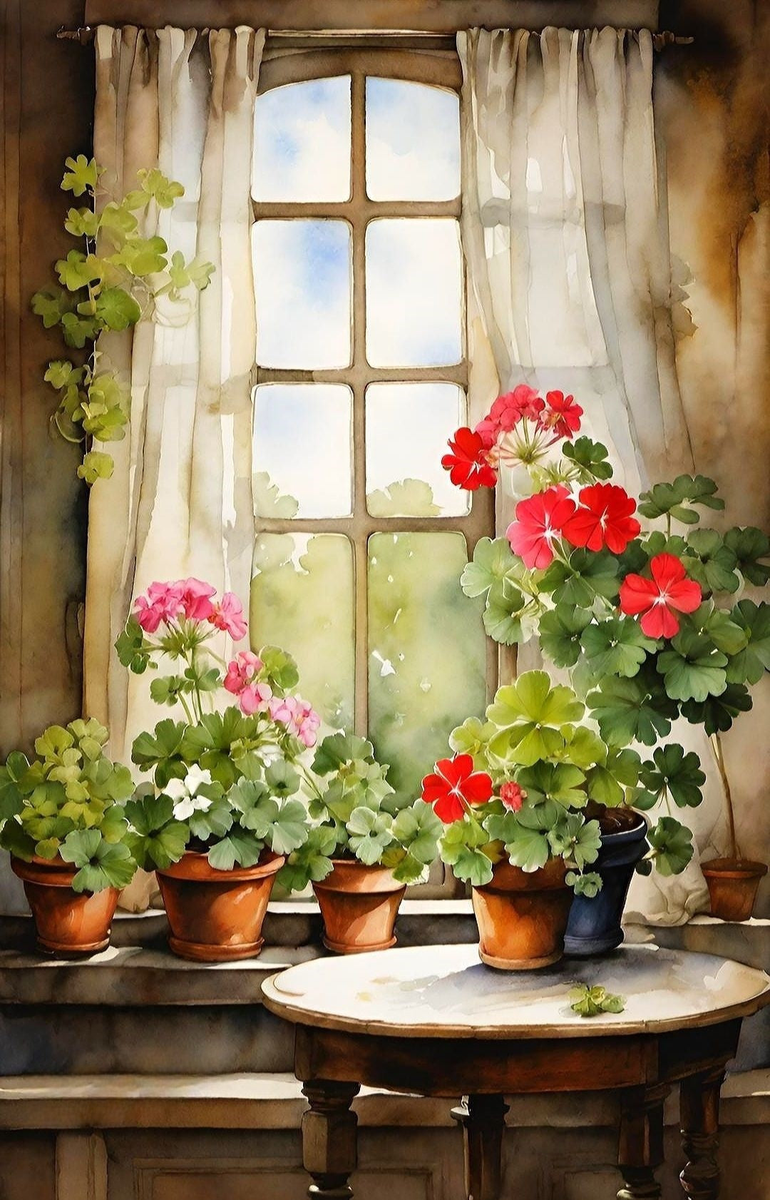 Window Landscape | Diamond Painting