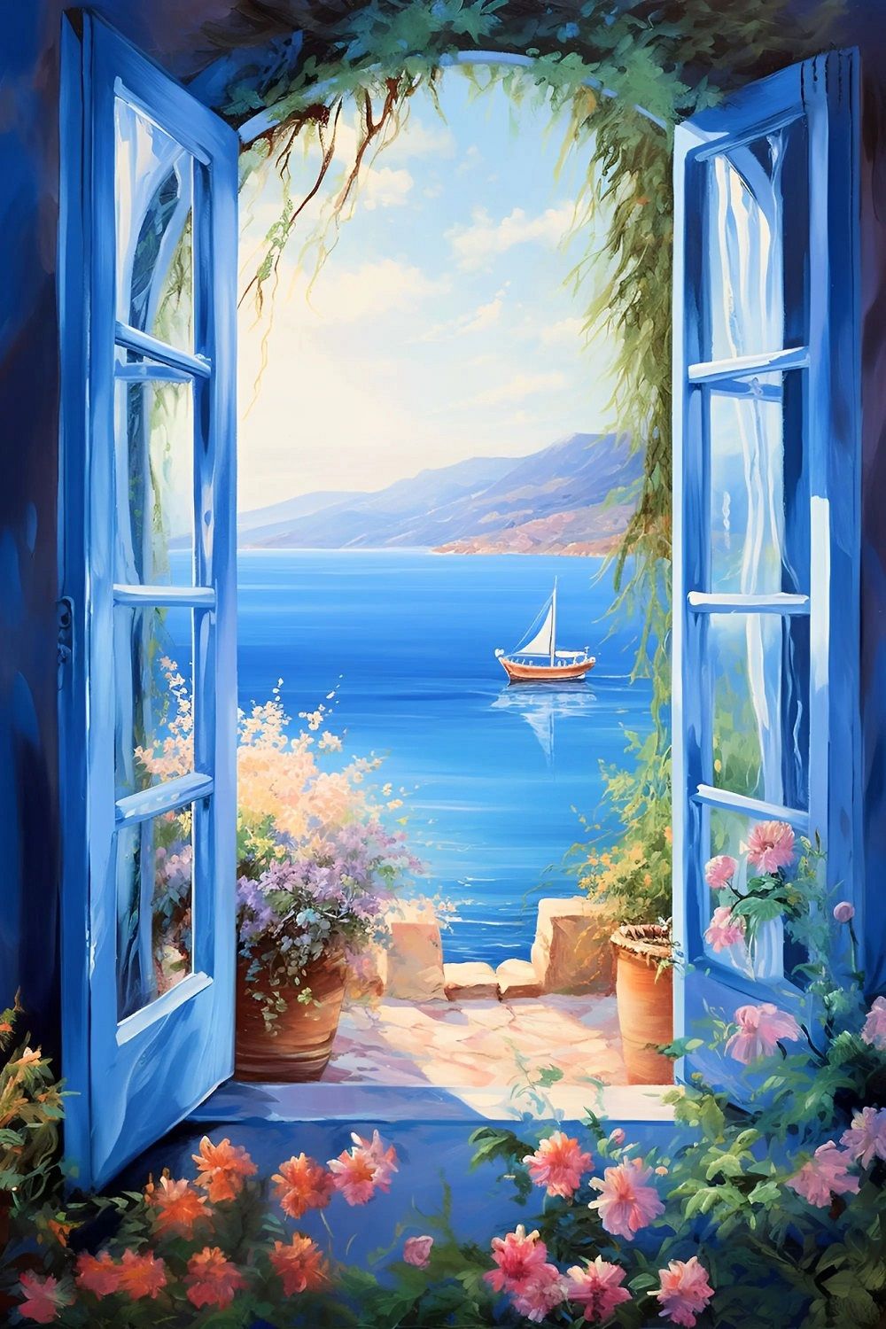 Window Landscape | Diamond Painting