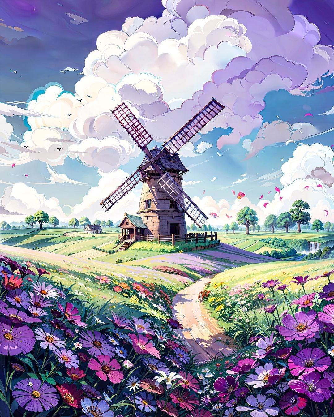 Windmill | Diamond Painting
