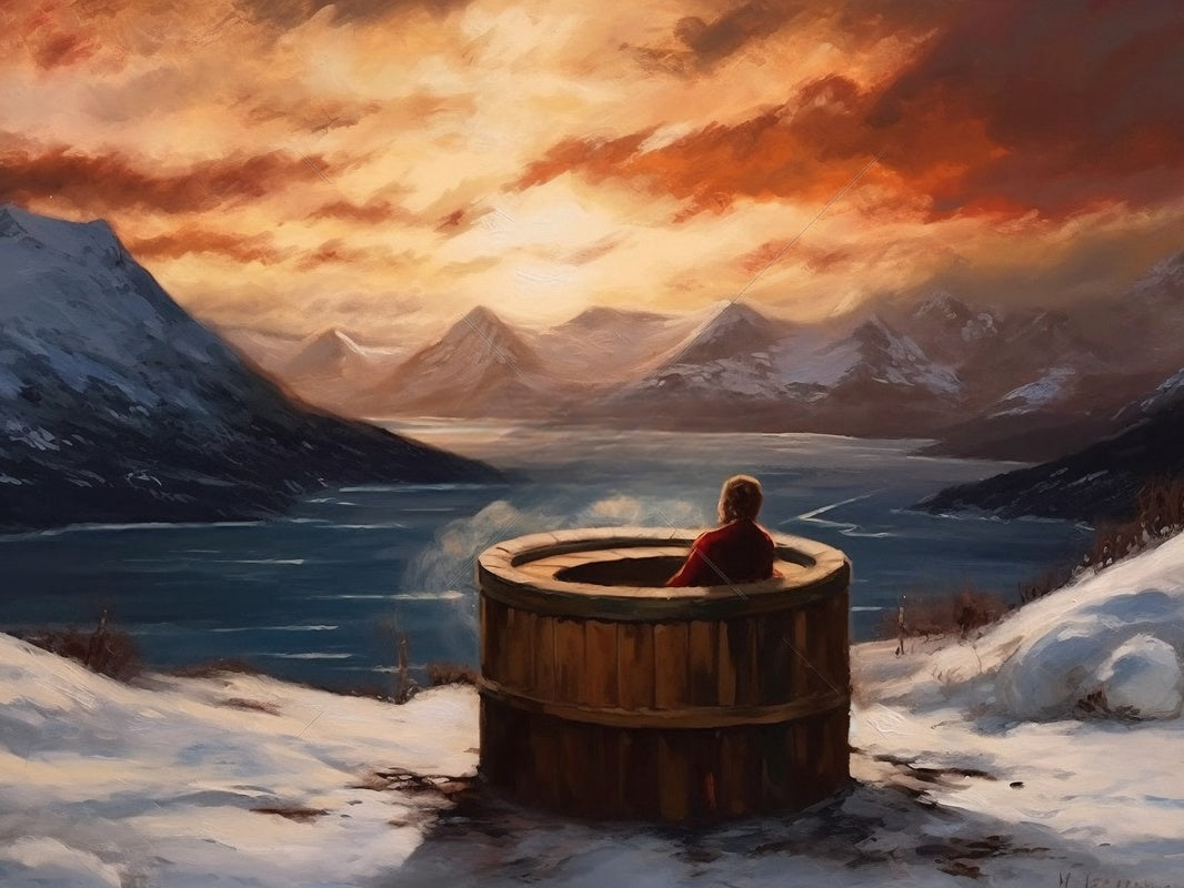 Barrel Sauna | Cross Stitch Embroidery