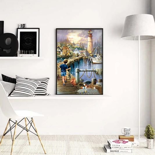 Fisherman Boy | Diamond Painting