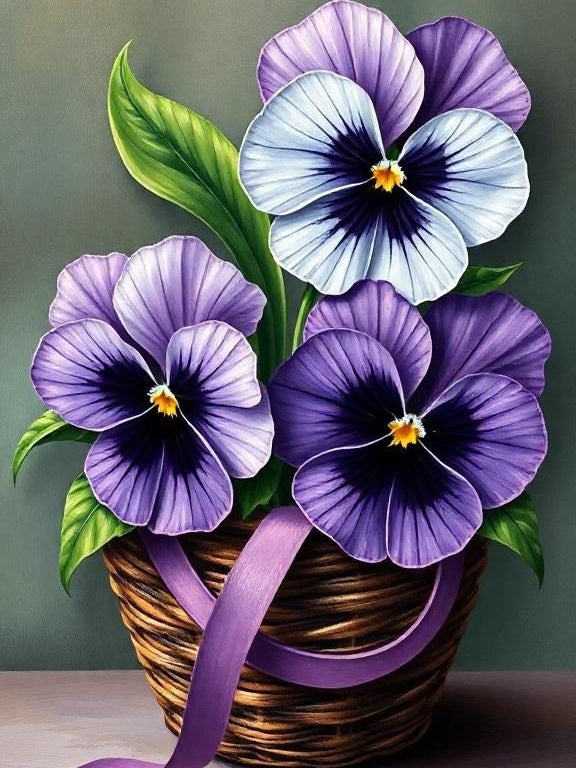 Pansy | Diamond Painting