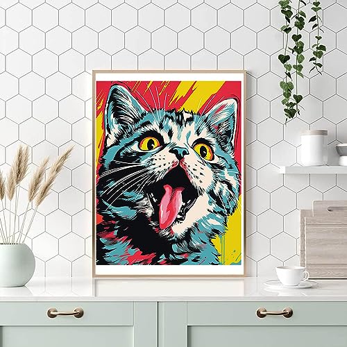 Cat Mad Kitty | Diamond Painting