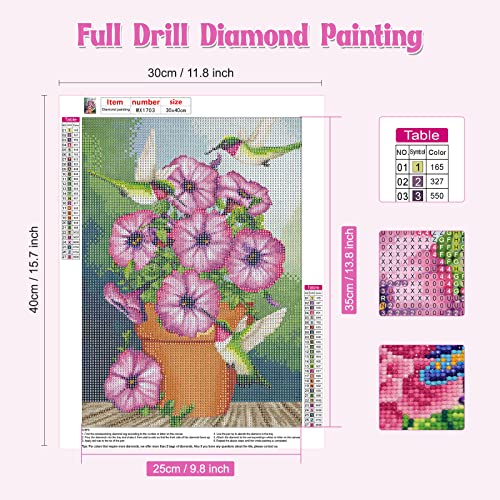 Morning Glory Hummingbird | Diamond Painting