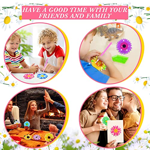 Diy 12pcs/set Flower Diamond Painting Coasters with Holder