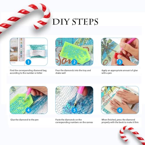 Snowman Santa Claus Christmas | Diamond Painting