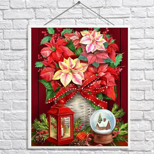 Christmas Flower | Diamond Painting
