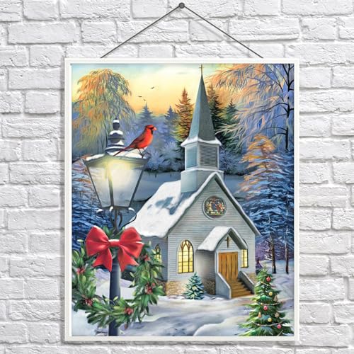 Cardinal Bird Christmas | Diamond Painting
