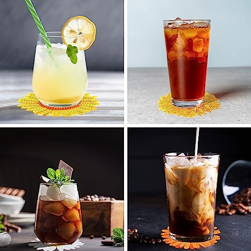 Diy 8pcs/set Flower Diamond Painting Coasters with Holder