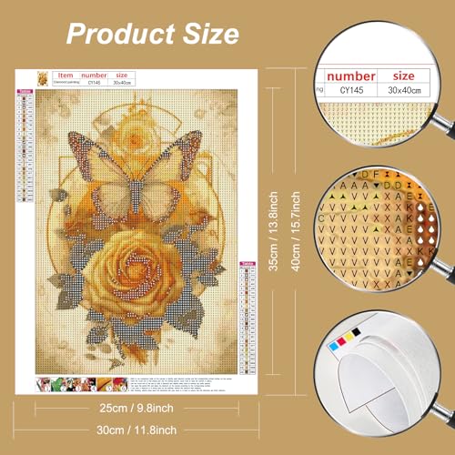 Butterfly Flower | Diamond Painting