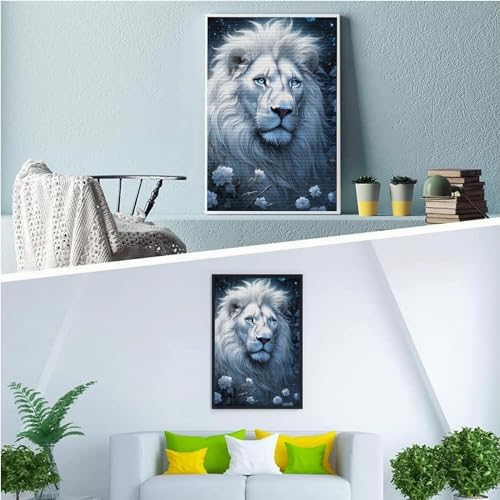 White Lion | Diamond Painting