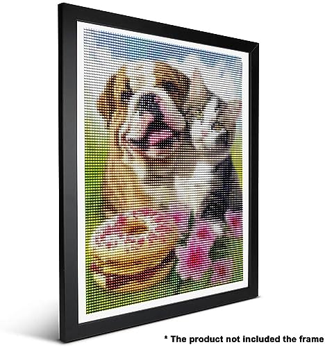 Dog English Bulldog | Diamond Painting