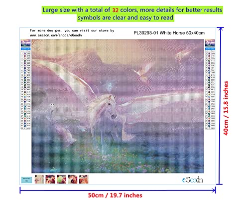 White Horse | Diamond Painting