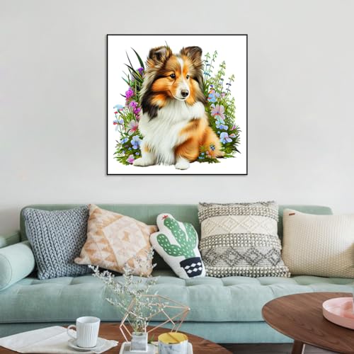 Dog Australian Shepherd | Diamond Painting