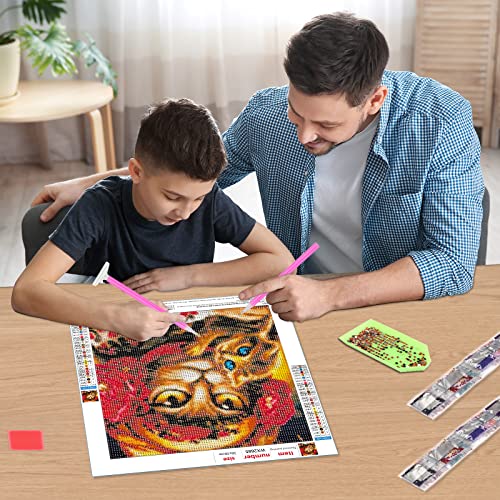 Cat And Flower | Diamond Painting