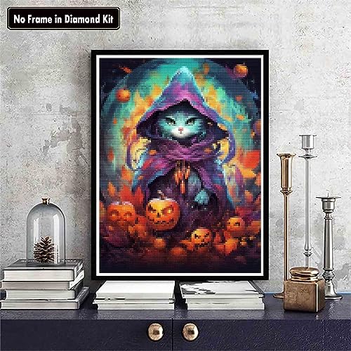 Midnight Cat Halloween | Diamond Painting