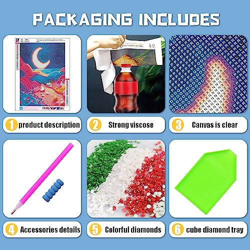 Moon Sea Flower | Diamond Painting