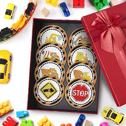 Diy 8pcs/set Diamond Painting Coasters with Holder