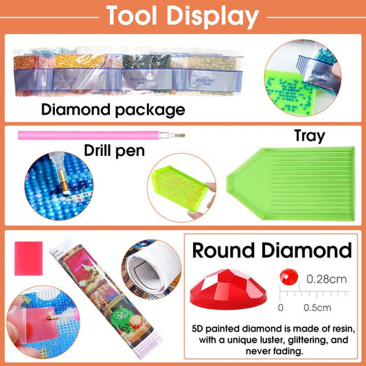 Colorful Flower | Diamond Painting